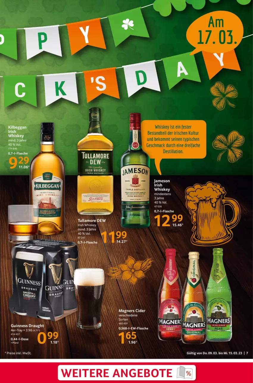 Aktueller Prospekt Selgros - Food - von 09.03 bis 15.03.2023 - strona 7 - produkty: angebot, angebote, ariel, cider, eis, flasche, irish whiskey, jameson, kilbeggan, LG, reis, Ti, tullamore, tullamore dew, whiskey