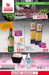 Gazetka promocyjna Selgros - Food - Gazetka - ważna od 15.03 do 15.03.2023 - strona 1 - produkty: bier, classico, eis, flasche, hartweizen, irish whiskey, jameson, LG, mam, sahne, Schal, Schale, teigwaren, Ti, whiskey