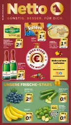 Gazetka promocyjna Netto - Woche 48 - Gazetka - ważna od 03.12 do 03.12.2022 - strona 1 - produkty: banane, bananen, beere, beeren, butter, cremissimo, gin, gurke, gurken, heidelbeere, heidelbeeren, irische butter, kerrygold, kerrygold extra, langnese, langnese cremissimo, Laufen, rosen, Rosenkohl, rotkäppchen, sekt, sim, snack, Ti, toffifee