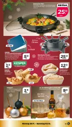 Gazetka promocyjna Netto - Woche 48 - Gazetka - ważna od 03.12 do 03.12.2022 - strona 13 - produkty: brot, Brotkorb, decke, Deckel, Fondue, Gärkörbchen, Glasdeckel, Gläser, Karaffe, kesper, korb, Körbchen, Kugel, Pfau, Ria, thermostat, Ti, trinkglas, tuc, whiskey, wok