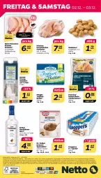 Gazetka promocyjna Netto - Woche 48 - Gazetka - ważna od 03.12 do 03.12.2022 - strona 28 - produkty: alle artikel ohne dekoration, angebot, bio, brötchen, butter, dekoration, dessert, desserts, Dr. Oetker, eis, elle, fleisch, Fleischerei, joghur, joghurt, kasseler, knoppers, korn, kotelett, meggle, milch, Ofen, reis, Schere, Spezi, steinofen, Ti, vollmilch