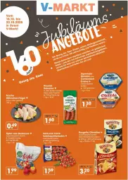 Gazetka promocyjna Vmarkt - Prospekte - Gazetka - ważna od 22.10 do 22.10.2025 - strona 2 - produkty: apfel, Becher, camembert, camembert creme, creme, Frische Hähnchen, gewürz, houdek, Käse, LG, natur, obazda, Ofen, Ofenkäse, paprika, Rauch, rouge, rougette, strauchtomaten, tee, tomate, tomaten