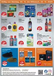 Gazetka promocyjna Vmarkt - Prospekte - Gazetka - ważna od 22.10 do 22.10.2025 - strona 24 - produkty: alkohol, alle artikel ohne dekoration, alpecin, angebot, angebote, auer, beutel, bohne, bohnen, cin, coffein, dekoration, dell, Discreet, eis, elle, flasche, früchte, Früchte Punsch, jacobs, je 1-liter-flasche, kaes, kaffee, katzennahrung, kleiner feigling, leine, megaperls, Metro, Mode, mövenpick, mövenpick kaffee, obst, pantolette, persil, portionsbeutel, rama, ramazzott, ramazzotti, reis, Ria, ring, shampoo, telefon, teller, Ti, waschmittel, whiskas, zott