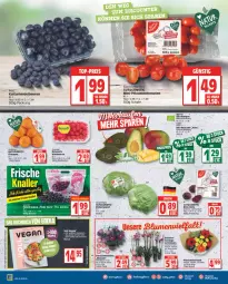 Gazetka promocyjna Edeka - Angebote der Woche - Gazetka - ważna od 08.10 do 08.10.2022 - strona 6 - produkty: avocado, beere, beeren, beutel, bio, Blüte, chrysanthemen, eis, eisbergsalat, heidelbeere, heidelbeeren, himbeer, himbeere, himbeeren, mac, mango, mangos, natur, natura, orchidee, orchideen, pflaume, pflaumen, reis, rezept, rezepte, rote bete, salat, Schal, Schale, tafeltrauben, Ti, tomate, tomaten, topf, trauben, ZTE