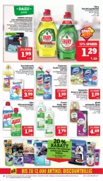 Gazetka promocyjna Marktkauf - Prospekt - Gazetka - ważna od 03.08 do 03.08.2024 - strona 22 - produkty: auto, bio, biozidprodukte, deka, discount, domestos, eis, fairy, flasche, geschirr, gin, Glade, Heu, kraft, küche, Küchen, Kuschelweich, Rauch, reis, rwe, schwamm, Spülen, Ti, waschmittel, ZTE