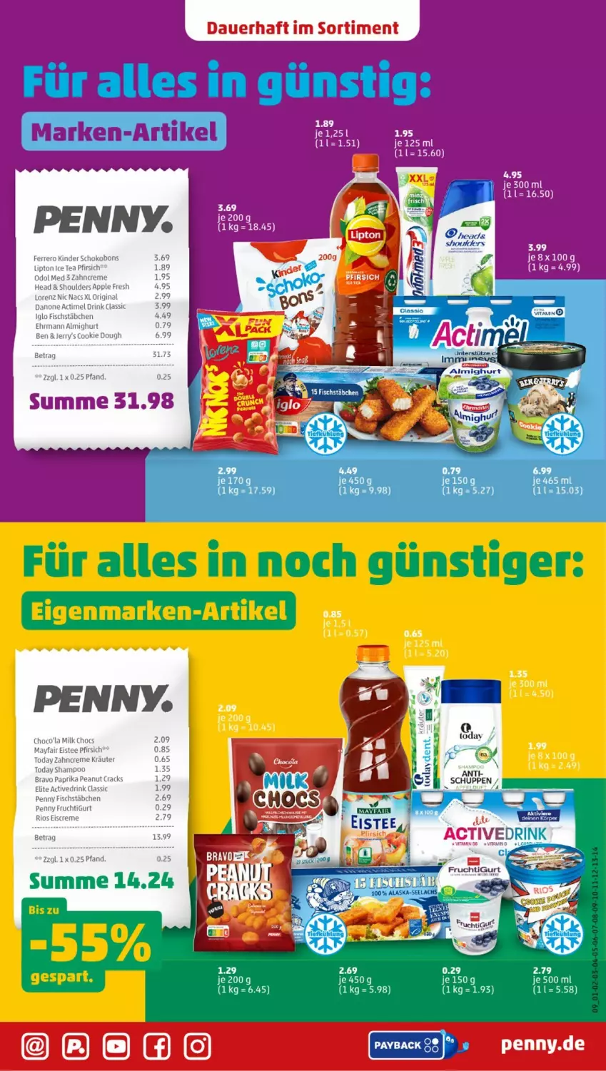 Aktueller Prospekt Penny - Prospekte - von 22.07 bis 27.07.2024 - strona 9 - produkty: auer, creme, ehrmann, Ti, vita, Vitamin D