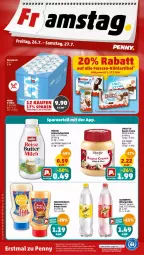 Gazetka promocyjna Penny - Prospekte - Gazetka - ważna od 27.07 do 27.07.2024 - strona 32 - produkty: ball, burger, Burger Sauce, butter, buttermilch, cola, creme, getränk, milch, Müller, nuss, pommes, reine buttermilch, sauce, schweppes