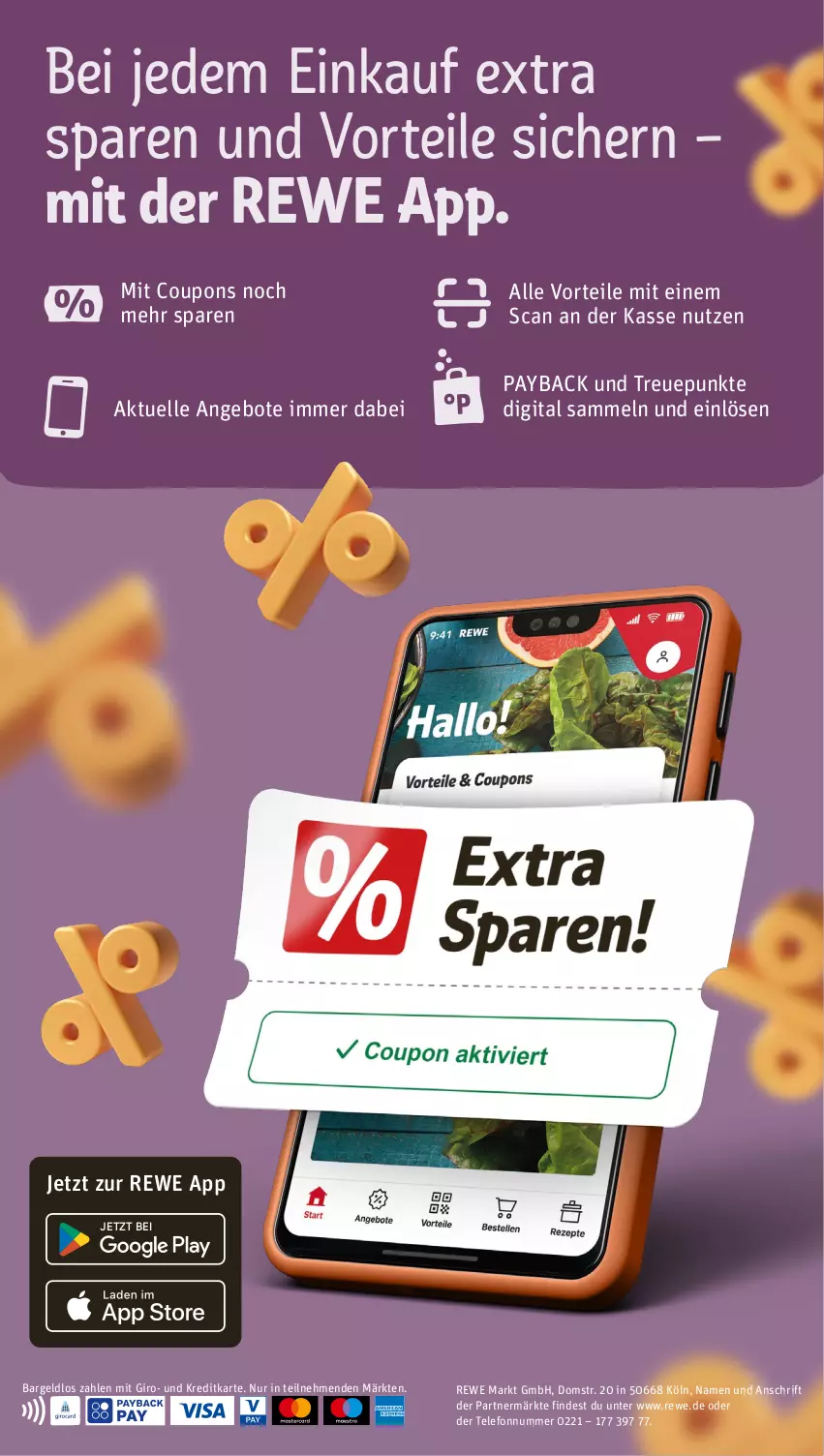 Aktueller Prospekt Rewe - Prospekte - von 22.07 bis 27.07.2024 - strona 18 - produkty: angebot, angebote, coupon, coupons, elle, payback, telefon