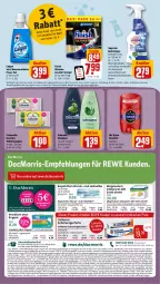 Gazetka promocyjna Rewe - Prospekte - Gazetka - ważna od 27.07 do 27.07.2024 - strona 16 - produkty: Air Wick, Apotheke, Avanti, Bad, Bepanthen, bio, biozidprodukte, calgon, Cap, Cillit, cillit bang, cottonelle, coupon, decke, deo, Deostick, Diclofenac, eier, eis, elle, erde, feuchtes toilettenpapier, Finish, geschirr, gutschein, gutscheine, ilag, Imodium, K2, Kinder, lebensmittel, LG, magnesium, ndk, Ofen, Old Spice, Panthenol, papier, preisvorteil, Rauch, reiniger, reis, rezept, rezepte, rwe, sagrotan, schauma, schauma shampoo, shampoo, sofortrabatt, Spezi, tablet, tablett, Tablette, telefon, Ti, Tiere, tisch, toilettenpapier, uhr, vanish, versandkostenfrei, wasser, wasserenthärter, weck, WICK