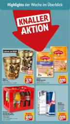 Gazetka promocyjna Rewe - Prospekte - Gazetka - ważna od 27.07 do 27.07.2024 - strona 2 - produkty: aufschnitt, Becher, coca-cola, cola, drink, energy drink, fanta, fanta oder, fanta oder sprite, Geflügel, gutfried, magnum, oder sprite, red bull, sprite, Ti