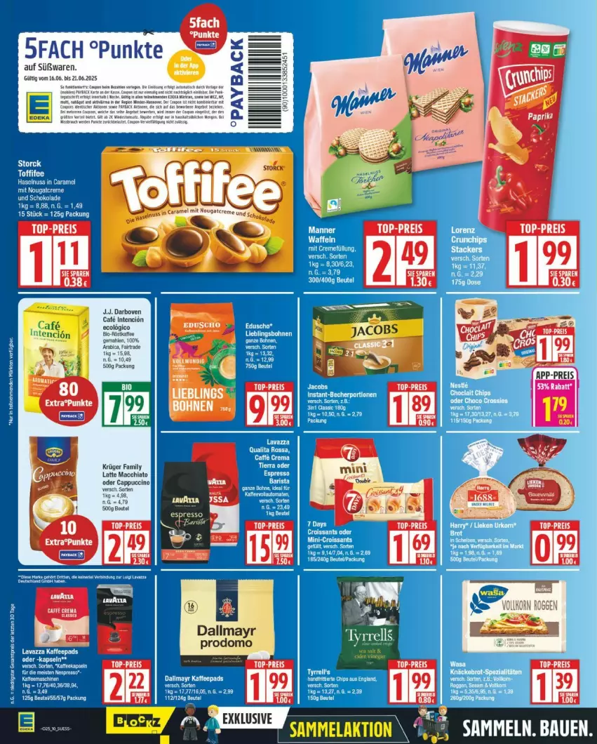 Aktueller Prospekt Edeka - Prospekte - von 16.06 bis 21.06.2025 - strona 10 - produkty: ACC, chia, darbo, darboven, krüger, latte, latte macchiato, mac, macchiato, Ti