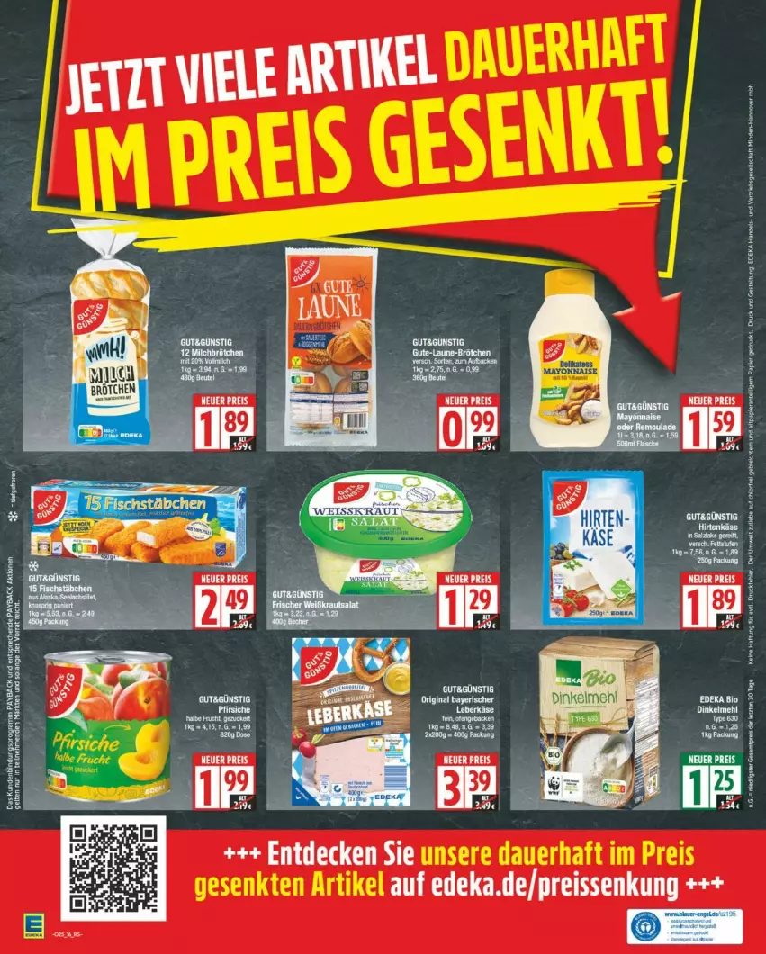 Aktueller Prospekt Edeka - Prospekte - von 16.06 bis 21.06.2025 - strona 16 - produkty: decke, eis, geback, gin, Käse, leberkäs, leberkäse, LG, reis, tee, Ti