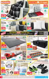 Gazetka promocyjna Norma - Norma - Gazetka - ważna od 28.08 do 28.08.2023 - strona 14 - produkty: Amber, angebot, angebote, auer, ball, Ballerinas, batterie, Bebe, bett, blume, buch, Cap, cappuccino, chili, cin, decke, eis, elle, fernbedienung, flieder, gin, kissen, kissenhülle, Klarsichtbox, kopfhörer, kuscheldecke, Läufer, lebensmittel, LG, matratze, matratzen, mikrofaser, ndk, Radio, reis, Ria, schmutzfangmatte, sekt, senf, teppich, Ti, Tiere, timer, tragegriff, uhr, usb, wanduhr, weck, ZTE