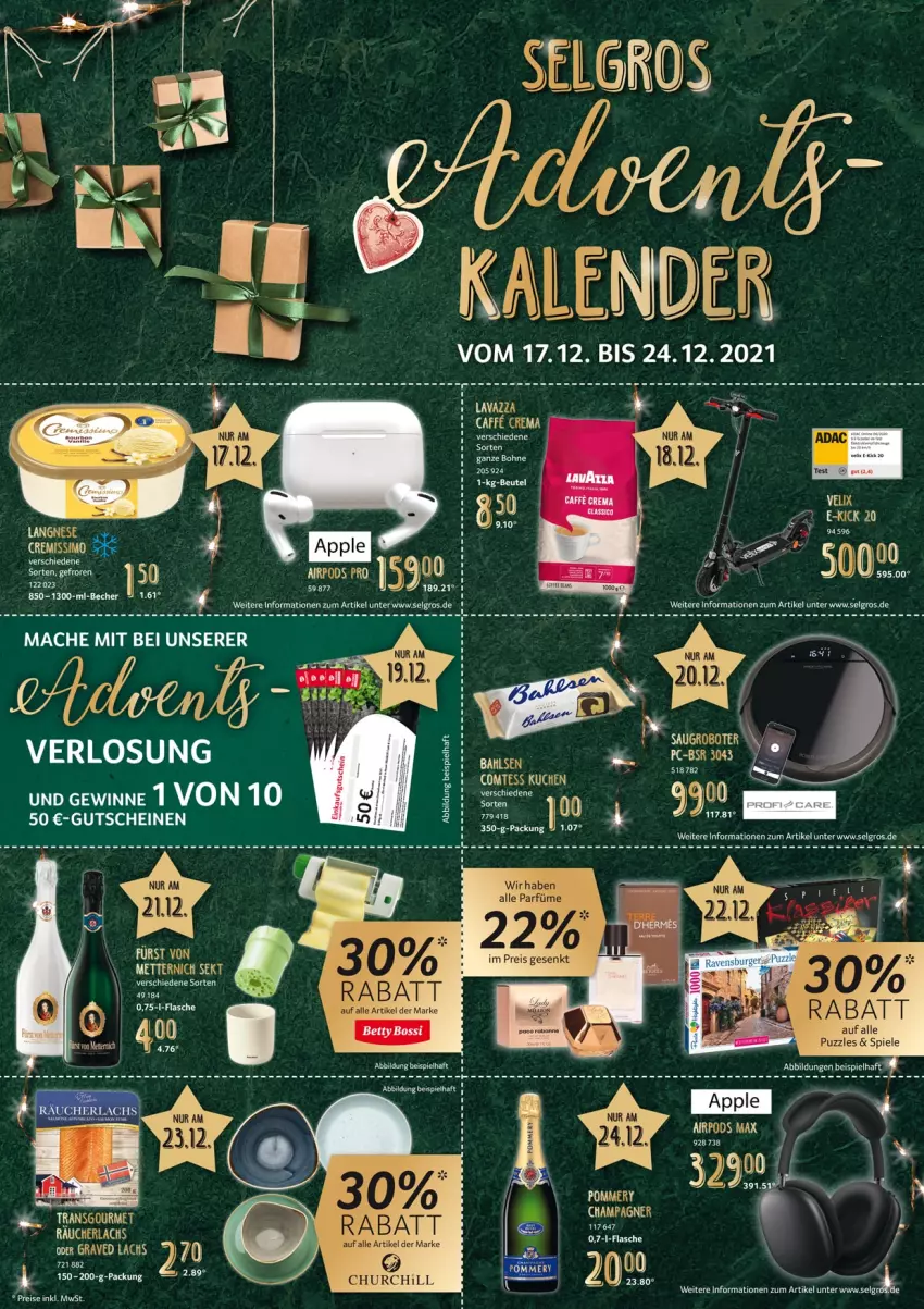 Aktueller Prospekt Selgros - Vorschau:
            Adventskalender - von 01.12 bis 24.12.2021 - strona 7