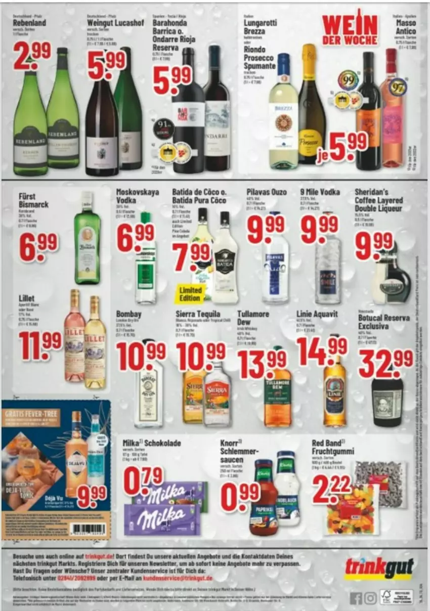 Aktueller Prospekt Trinkgut - Prospekte - von 24.06 bis 29.06.2024 - strona 4 - produkty: angebot, angebote, aqua, aquavit, eis, elle, lillet, Sierra, sierra tequila, tee, tequila, Ti, tullamore