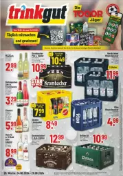 Gazetka promocyjna Trinkgut - Prospekte - Gazetka - ważna od 29.06 do 29.06.2024 - strona 1 - produkty: Bad, buch, ecco, frucht, fruchtsecco, grevensteiner, krombache, krombacher, limo, limonade, limonaden, mac, maybach, pils, radler, rotkäppchen, steiner, Ti, veltins