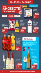 Gazetka promocyjna Aldi Nord - Aldi-Vorschau - Gazetka - ważna od 30.07 do 30.07.2022 - strona 10 - produkty: aldi, alkohol, Alwa, angebot, angebote, beutel, coca-cola, cola, ente, erdnüsse, erfrischungsgetränk, fanta, fisch, flasche, frucht, fruchtsaft, fruchtsaftgetränk, getränk, gin, hella, mac, Mezzo Mix, mineralwasser, Nuance, nuss, orange, orangen, orangina, riesling, rotkäppchen, saft, salz, sprite, Ti, tisch, wasser, wein, Weißwein, zucker