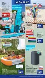 Gazetka promocyjna Aldi Nord - Aldi-Vorschau - Gazetka - ważna od 30.07 do 30.07.2022 - strona 25 - produkty: adapter, Bad, badetuch, batterie, batterien, Bau, baumwolle, deka, dell, eis, elle, ente, fenster, getränk, getränke, getränkehalter, gin, jumbo, kopfstütze, ladekabel, leine, LG, luftmatratze, matratze, matratzen, möbel, Mode, pool, quigg, reine baumwolle, reis, Ria, ring, schwimmring, Tasche, Ti, tragetasche, tuc, usb, wasser, wolle, ZTE