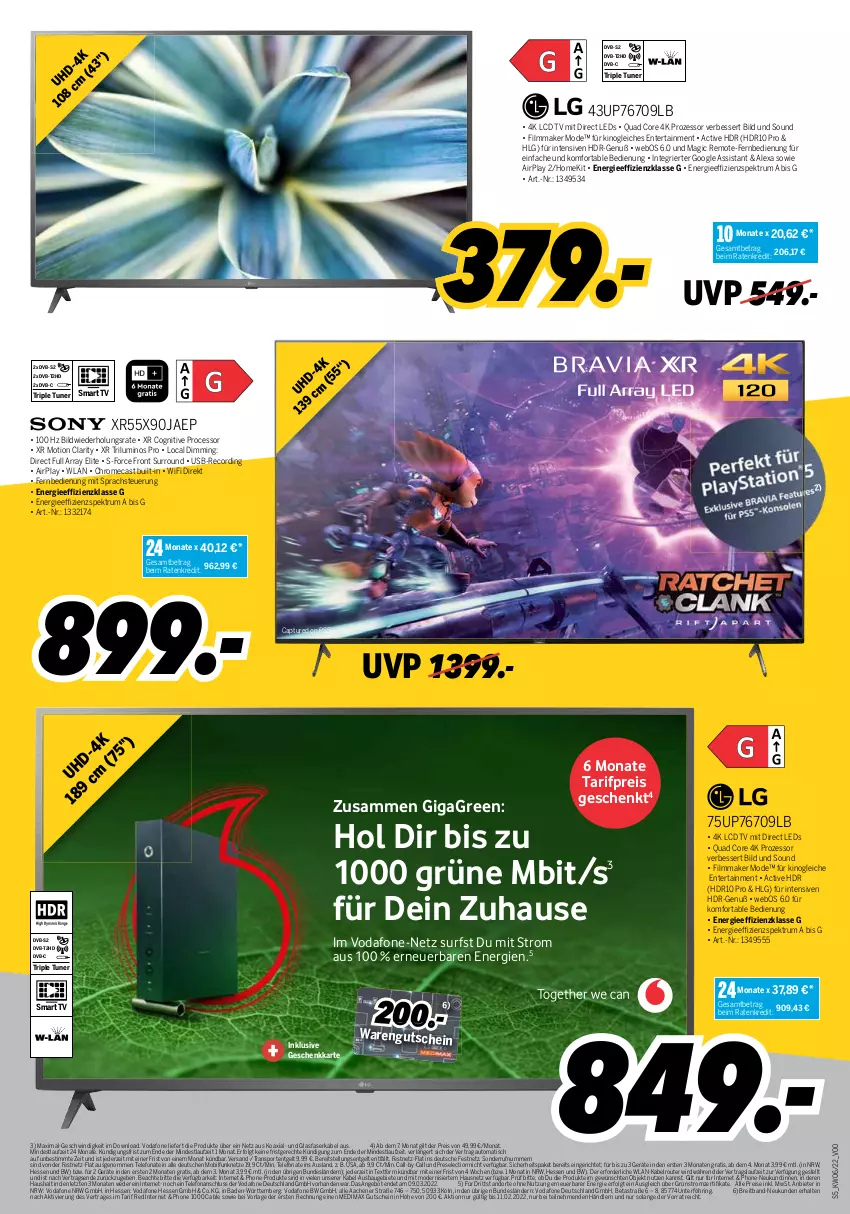 Aktueller Prospekt Medimax - MEDIMAX Prospekt KW06 2022 - von 04.02 bis 10.02.2022 - strona 5 - produkty: alexa, angebot, Astra, auto, Bad, Bau, Brei, Cap, dvb, dvb-s2, DVB-T, eis, ente, fernbedienung, gutschein, LCD TV, leds, LG, Mode, quad, reis, ring, Router, rum, smart tv, Spektrum, Sport, Sporten, Surf, telefon, Ti, tisch, tuner, usb, vodafone, ZTE