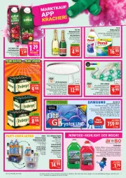 Gazetka promocyjna Marktkauf - Prospekt - Gazetka - ważna od 16.05 do 16.05.2026 - strona 3 - produkty: alkohol, auer, Becher, bügel, decke, deckenleuchte, drink, eimer, eis, energy drink, flasche, frucht, fruchtsaft, fruchtsaftgetränk, Germ, getränk, gin, gsw, HDMI, kräuter, lack, led-deckenleuchte, led-licht, Leuchte, likör, Nachtlicht, Nektar, persil, Rauch, reifen, Reinigung, reis, rwe, saft, Samsung, sekt, Ti, timer, uhd, UHD-TV, usb, vollwaschmittel, waschmittel, Yo, ZTE