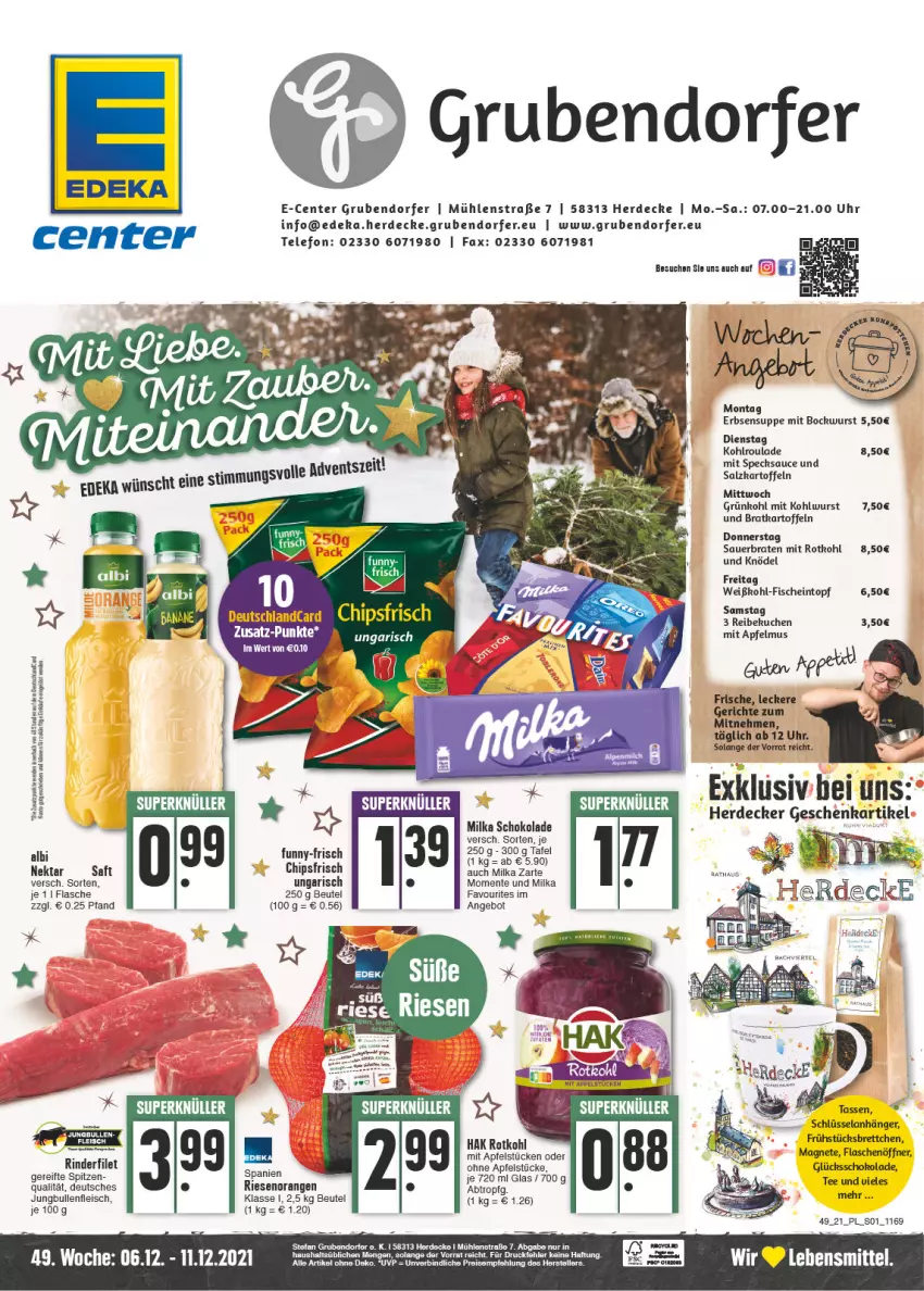 Aktueller Prospekt E Center - Angebote der Woche - von 06.12 bis 11.12.2021 - strona 1