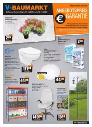 Gazetka promocyjna Vmarkt - V-Baumarkt - Gazetka - ważna od 12.10 do 12.10.2022 - strona 1 - produkty: angebot, angebotspreis, auer, auto, Bau, chefsessel, Eckregal, eis, gsw, kraft, Lampe, Leuchte, leuchten, LG, orange, oxo, regal, reis, Ria, sac, salz, Sensorlampe, sessel, steckregal, tablet, tablett, Tablette, Ti, Tiere, tisch, topf, Vogelfutter, Waage, Wand-Tiefspül-WC, wc-sitz