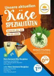 Gazetka promocyjna Vmarkt - Prospekte - Gazetka - ważna od 22.04 do 22.04.2026 - strona 2 - produkty: Bergkäse, bio, frischkäse, frischkäsezubereitung, hartkäse, Heu, Käse, käsetheke, milch, sahne