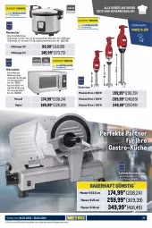 Gazetka promocyjna Metro - GastroJournal - Gazetka - ważna od 30.04 do 30.04.2024 - strona 27 - produkty: auer, auto, curry, currywurst, eis, elle, fritteuse, garraum, grill, grillfläche, grillplatte, gyros, Kocher, kontaktgrill, küche, latte, LG, messer, Metro, mikrowelle, Mixer, reis, Schal, stabmixer, teller, thermostat, Ti, wurst