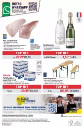 Gazetka promocyjna Metro - GastroJournal - Gazetka - ważna od 30.04 do 30.04.2024 - strona 34 - produkty: abholpreise, angebot, angebote, auer, backfisch, brut, brut dargent, chardonnay, de blancs, drucker, eis, elle, ente, filet, fisch, fische, Fischer, flasche, fleisch, frucht, garnitur, getränk, getränke, Holz, ilag, lachs, lachsfilet, lack, LG, mac, Metro, Palette, papier, pfirsich, Rauch, reis, rwe, Schere, seelachsfilet, Ti, tisch, Wild, Zelt