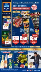 Gazetka promocyjna AldiSud - NÄCHSTE WOCHE - Gazetka - ważna od 31.12 do 31.12.2022 - strona 1 - produkty: Adidas, aldi, auto, batterie, bier, bio, eis, limette, limetten, Mett, metten, nuss, Raketen, Raketensortiment, reis, rwe, Sport, Ti, ZTE