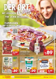 Gazetka promocyjna Netto Marken-Discount - Filial-Angebote - Gazetka - ważna od 24.09 do 24.09.2022 - strona 10 - produkty: bacon, bestpreis, beutel, bio, eis, elsässer art, flammkuchen, gouda, kuchen, lamm, mehl, ndk, reifen, reis, rezept, rezepte, schinken, schinkenspeck, schmand, söbbeke, Speck, Ti, versandkostenfrei, weizenmehl, würfel, zwiebel, zwiebeln