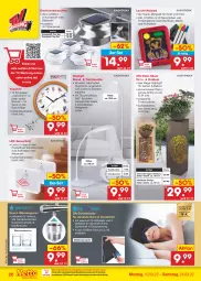 Gazetka promocyjna Netto Marken-Discount - Filial-Angebote - Gazetka - ważna od 24.09 do 24.09.2022 - strona 26 - produkty: armatur, armaturen, batterie, brause, edelstahl, eis, Garten, Lampe, Leuchte, leuchten, Maske, medizinprodukt, ndk, Rauch, reis, Schal, Schale, sim, stifte, Ti, timer, tisch, tischleuchte, uhr, versandkostenfrei, wasser