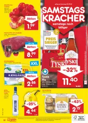 Gazetka promocyjna Netto Marken-Discount - Filial-Angebote - Gazetka - ważna od 24.09 do 24.09.2022 - strona 36 - produkty: angebot, angebote, arla, bestpreis, discount, eis, Falsches Filet, ferrero, Ferrero Rocher, filet, Holz, jungbullen, kracher, marken-discount, ndk, pflaume, pflaumen, pils, premium vodka, reis, saft, Schal, Schale, Ti, tomate, tomaten, tyskie, versandkostenfrei, vodka, ZTE