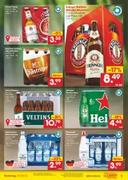 Gazetka promocyjna Netto Marken-Discount - Filial-Angebote - Gazetka - ważna od 24.09 do 24.09.2022 - strona 9 - produkty: alkohol, Alwa, angebot, bestpreis, bier, eis, elle, erdinger, flasche, glasflasche, heineken, kellerbier, könig pilsener, köstritzer, mineralwasser, Mineralwasser Classic, pils, pilsener, reis, steiner, Ti, veltins, veltins pilsener, wasser, ZTE