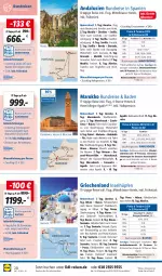 Gazetka promocyjna Lidl - Juli - Reise-Highlights - Gazetka - ważna od 31.07 do 31.07.2024 - strona 20 - produkty: Bad, Brei, buch, eier, eis, gin, grana, inklusivleistungen, ouzo, Rana, reis, reiseveranstalter, reiseverlauf, Ti, tisch, uhr, wasser