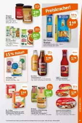 Gazetka promocyjna Tegut - Angebote der Woche - Gazetka - ważna od 24.06 do 24.06.2023 - strona 21 - produkty: beere, beeren, beutel, bio, bioland, bolognese, De Cecco, Dr. Oetker, dressing, ecco, eintopf, eis, erdbeere, erdbeeren, filet, filets, fisch, fische, Fischer, flasche, gelierzucker, hawesta, hering, Herings, heringsfilets, honig, ketchup, kirsch, lebensmittel, nudel, nudeln, reis, ring, salat, salatdressing, sauce, Schere, senf, spaghetti, spaghetti bolognese, tender, Ti, tomate, tomaten, tomatenketchup, tomatensauce, topf, tuc, zucker