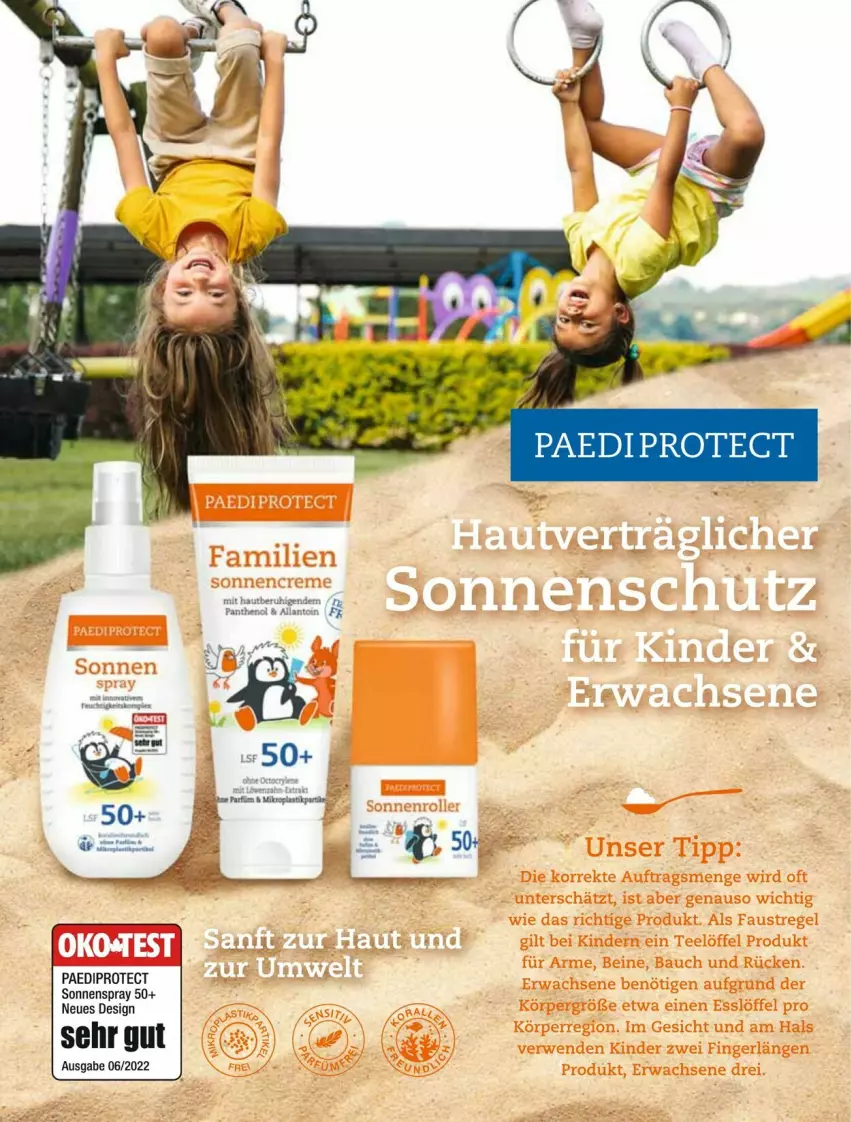 Aktueller Prospekt Dm Drogerie - Prospekte - von 01.06 bis 30.06.2023 - strona 54 - produkty: dip, sonnenspray