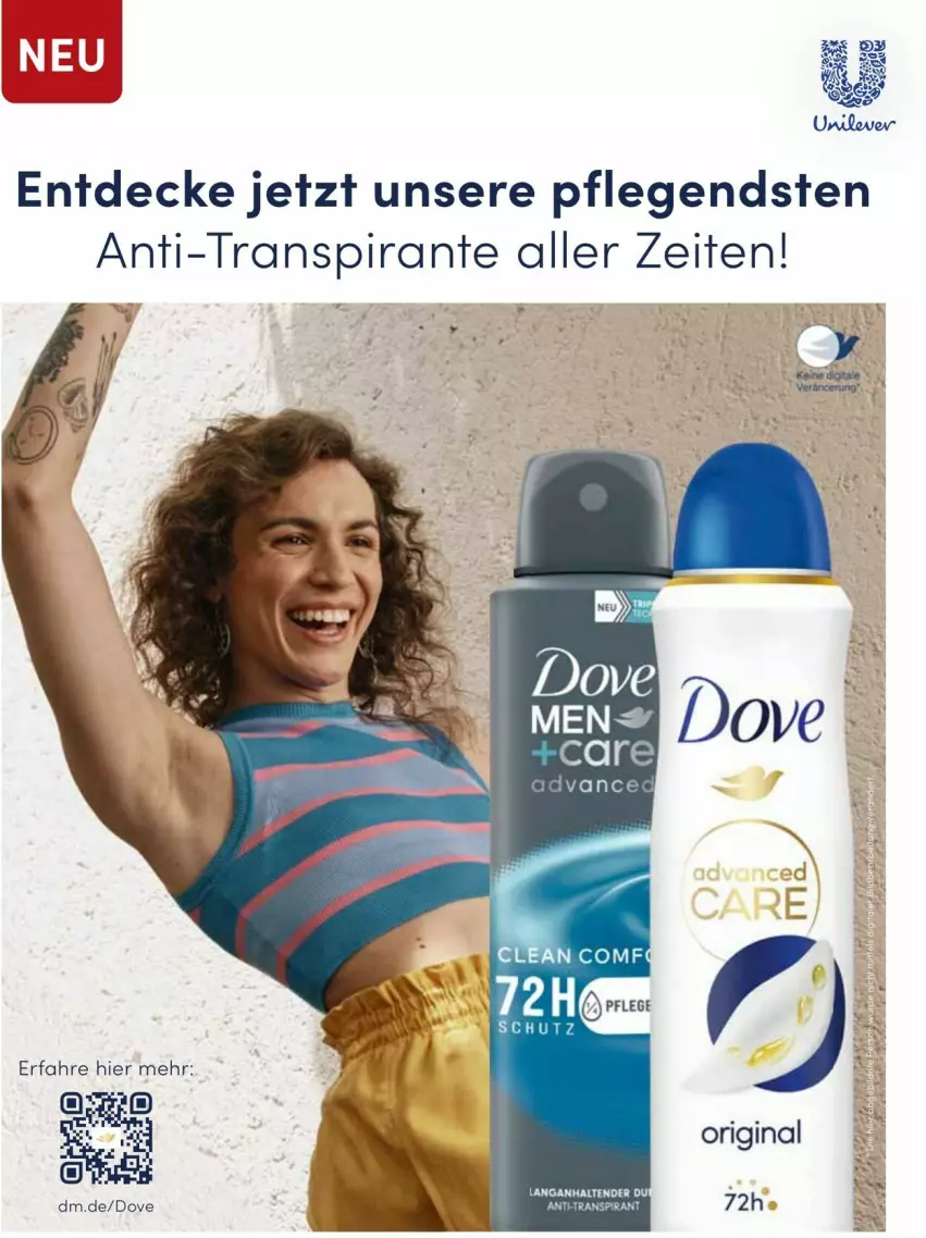 Aktueller Prospekt Dm Drogerie - Prospekte - von 01.06 bis 30.06.2023 - strona 84 - produkty: decke, dove, gin, Ti