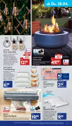 Gazetka promocyjna Aldi Nord - Aldi-Aktuell - Gazetka - ważna od 30.04 do 30.04.2022 - strona 19 - produkty: ambia, auer, Bau, Bauer, Behälter, beleuchtung, Birnen, dell, elle, fernbedienung, feuerschale, frischhaltedosen, garden feelings, gin, haushaltstücher, Kette, lebensmittel, leine, lichterkette, lightzone, mikrowelle, mit fernbedienung, Mode, Ria, Schal, Schale, Ti, timer, tücher, wasser, ZTE