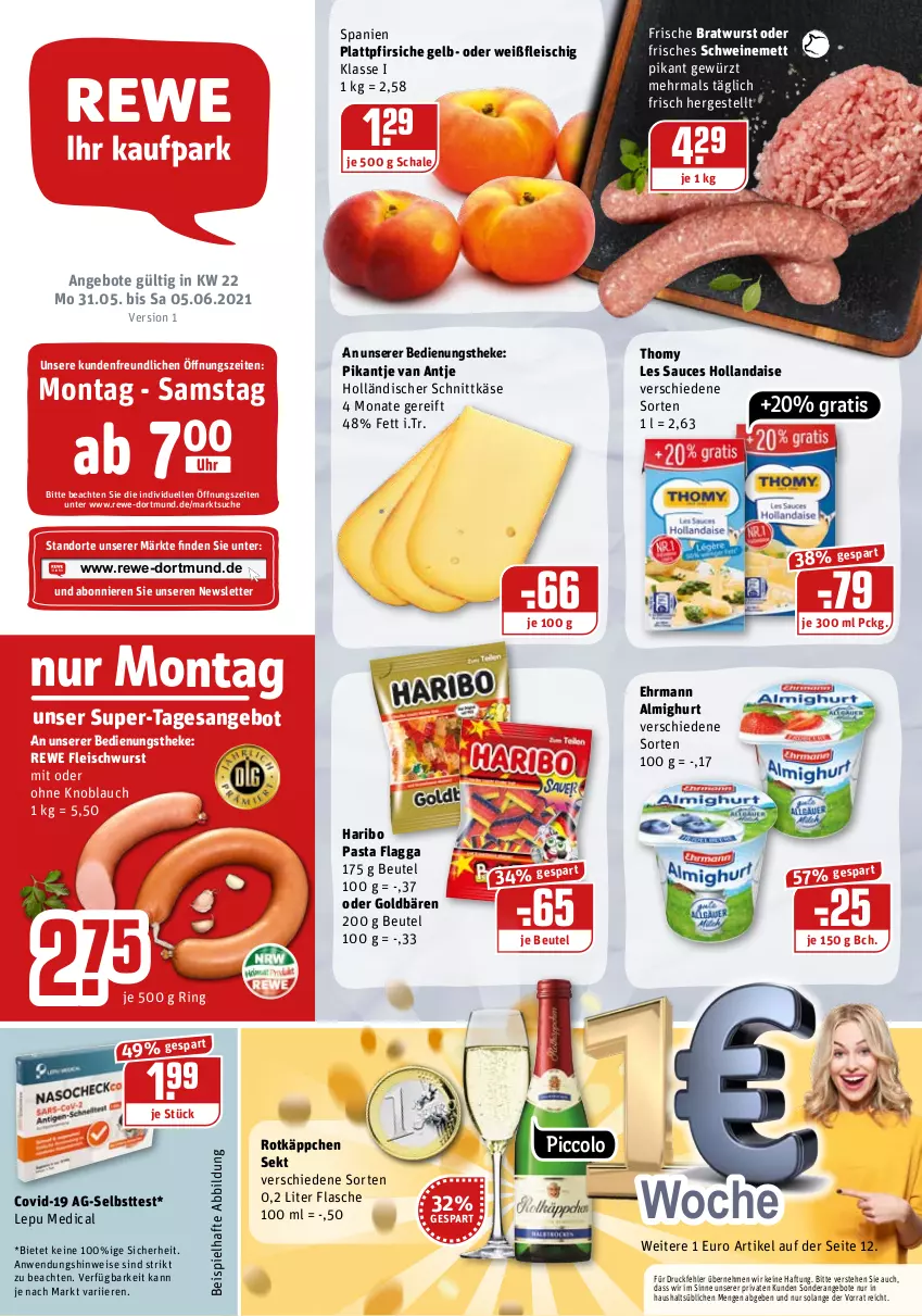 Aktueller Prospekt Rewe - REWE Ihr Kaufpark - von 31.05 bis 05.06.2021 - strona 1