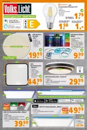 Gazetka promocyjna  - Prospekt für Globus Baumarkt  Achern - Gazetka - ważna od 08.10 do 08.10.2022 - strona 17 - produkty: decke, deckenleuchte, elle, fernbedienung, LED Deckenleuchte, Leuchte, leuchtmittel, Schal