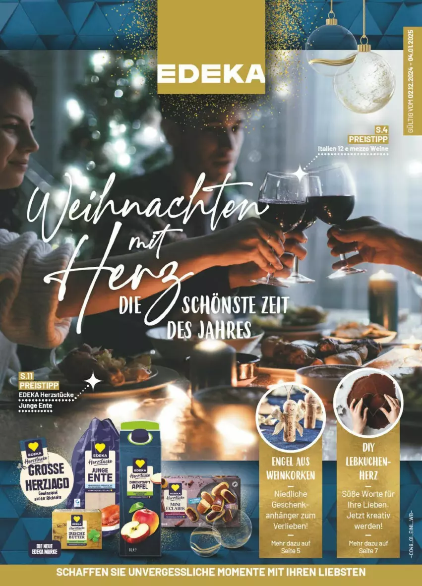 Aktueller Prospekt Edeka - Prospekte - von 16.12 bis 21.12.2024 - strona 17 - produkty: Anhänger, Engel, ente, kuchen, Lebkuchen, Ti