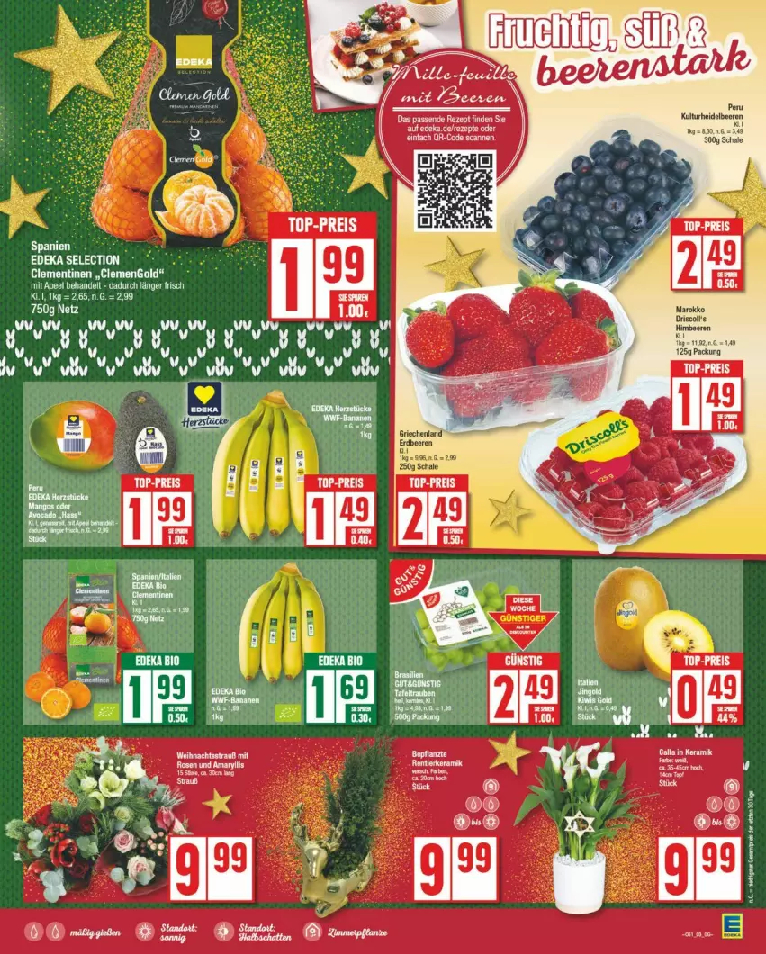 Aktueller Prospekt Edeka - Prospekte - von 16.12 bis 21.12.2024 - strona 3 - produkty: deka, eis, reis, rezept, rezepte, Schal, Schale, top-preis