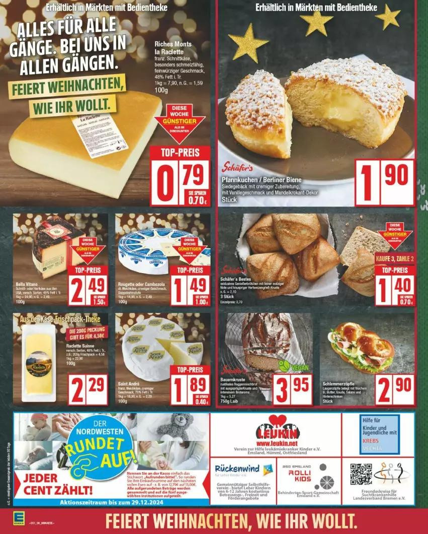 Aktueller Prospekt Edeka - Prospekte - von 16.12 bis 21.12.2024 - strona 6 - produkty: eis, Krebs, reis, top-preis