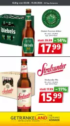 Gazetka promocyjna Getraenkeland - Gazetka - ważna od 15.08 do 15.08.2026 - strona 12 - produkty: bestpreis, bestpreise, bier, diebels, eis, Elan, getränk, getränke, pils, reis, Ti