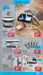 Gazetka promocyjna Aldi Nord - Von Montag - Gazetka - ważna od 17.01 do 17.01.2026 - strona 19 - produkty: abdeckplane, Bad, bio, Brei, brie, decke, dell, eimer, eis, elle, ente, Holz, kraft, küche, Küchen, lack, Lacke, leine, LG, messer, Mode, Pinsel, Ria, spachtel, Spezi, Ti, wasser, weck