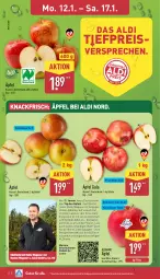Gazetka promocyjna Aldi Nord - Von Montag - Gazetka - ważna od 17.01 do 17.01.2026 - strona 2 - produkty: aldi, apfel, Bau, beutel, eier, eis, frucht, obst, reis, saft, Schal, Schale, Ti, WICK, ZTE