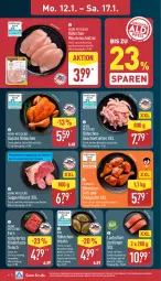 Gazetka promocyjna Aldi Nord - Von Montag - Gazetka - ważna od 17.01 do 17.01.2026 - strona 6 - produkty: braten, brustfilet, eis, ente, filet, fleisch, geschnetzeltes, gewürz, grill, hackfleisch, Hähnchengeschnetzeltes, Hähnchensteak, hähnchensteaks, kräuter, lachs, lachsfilet, latte, minutenschnitzel, oder kräuter, Ofen, paprika, rind, rinder, rinderhackfleisch, rwe, schnitzel, steak, steaks, suppe, suppen, suppenfleisch, Ti, tisch, Zelt
