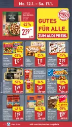 Gazetka promocyjna Aldi Nord - Von Montag - Gazetka - ważna od 17.01 do 17.01.2026 - strona 8 - produkty: aldi, ananas, angebot, angebote, auer, aus der tiefkühlung, backfisch, baguette, basmati, basmati-reis, Ben’s Original, beutel, bourbon, brötchen, coppenrath, corny, eis, express-reis, ferrero, fisch, fischstäbchen, gin, Goldstücke, haribo, iglo, joghur, joghurt, Kinder, kinder bueno, mövenpick, mövenpick eis, müsli, Müsliriegel, natur, nuss, reis, Ria, riegel, sauce, schoko, storck, Ti, toffifee, vanille