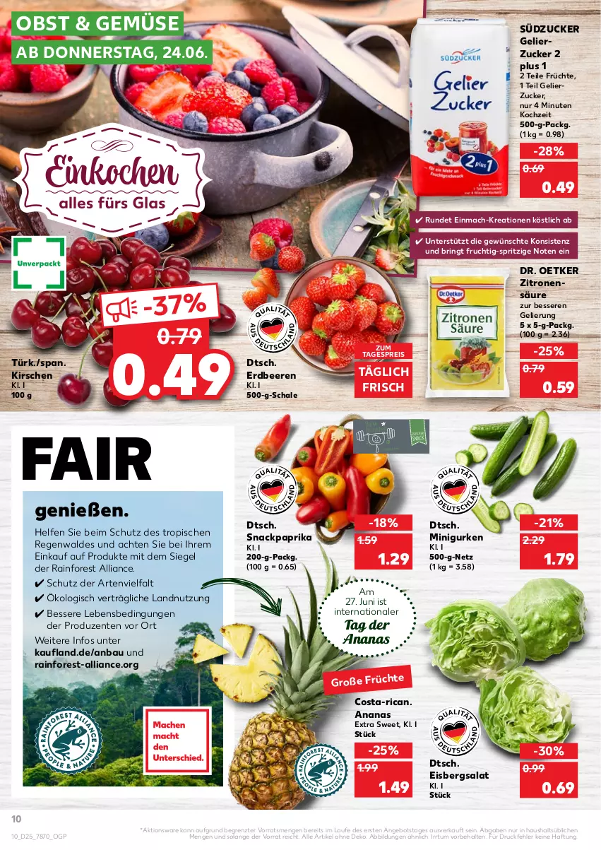 Aktueller Prospekt Kaufland - von 24.06 bis 30.06.2021 - strona 10